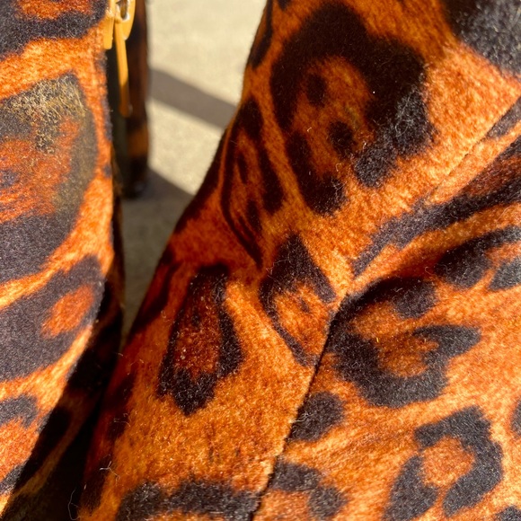 Sexy Leopard Print Platform Heel, Womens Size 7 - Picture 2 of 4
